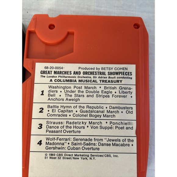 8 TRACK TAPES Mixed Music Lot Of 3 Boston Pops Strauss Pat Boone Praise America - Picture 4 of 6